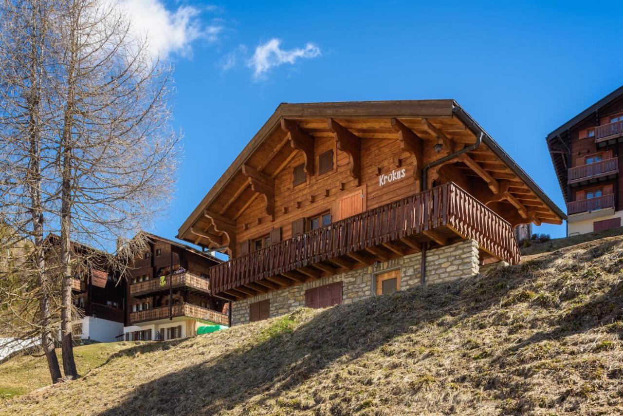 Chalet Krokus Riederalp Buitenkant foto